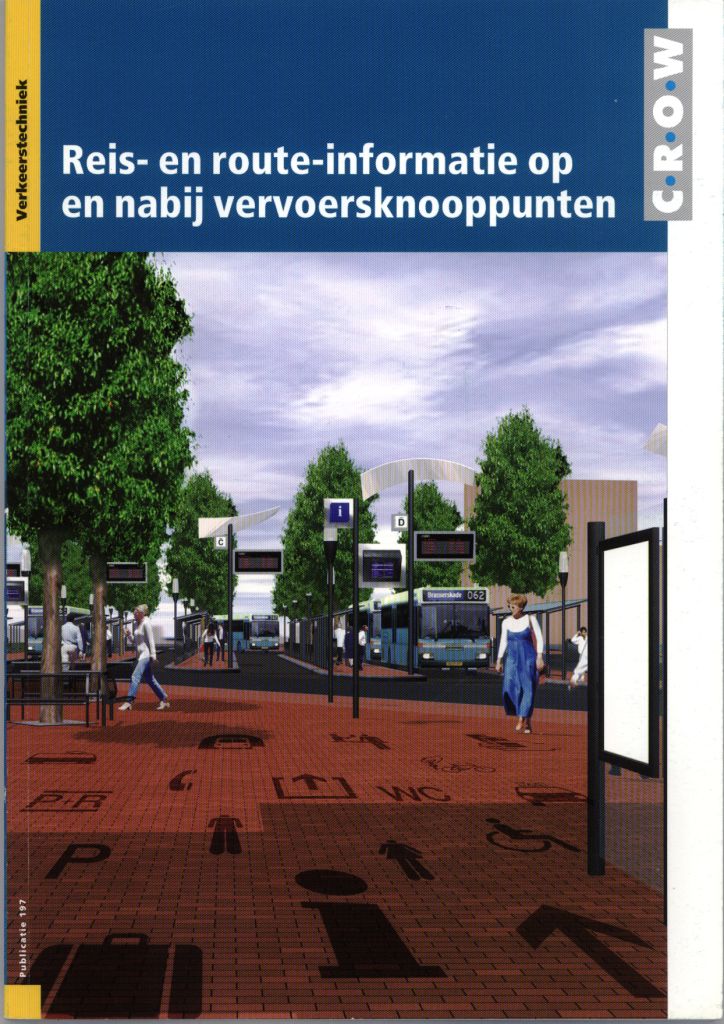 Reis- en route-informatie op en nabij vervoersknooppunten